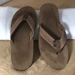 🌈RAINBOW SANDALS Flip Flops🌈only worn once..